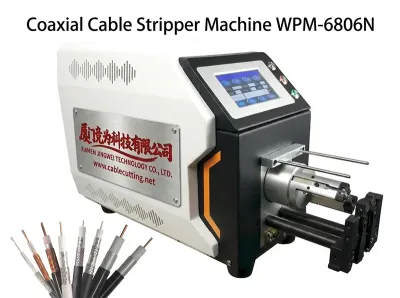 Poloautomatický stroj na odizolování koaxiálních kabelů WPM-6806N - Odizolovávač koaxiálních kabelů