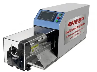 Poloautomatický odizolovací stroj pro koaxiální kabely WPM-25200 - Odizolovávač koaxiálních kabelů