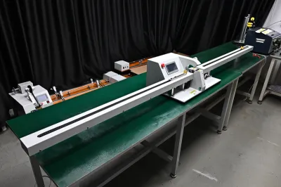 Navíjecí stroj na pásku + oboustranné tažení drátu JW-303KL-1m