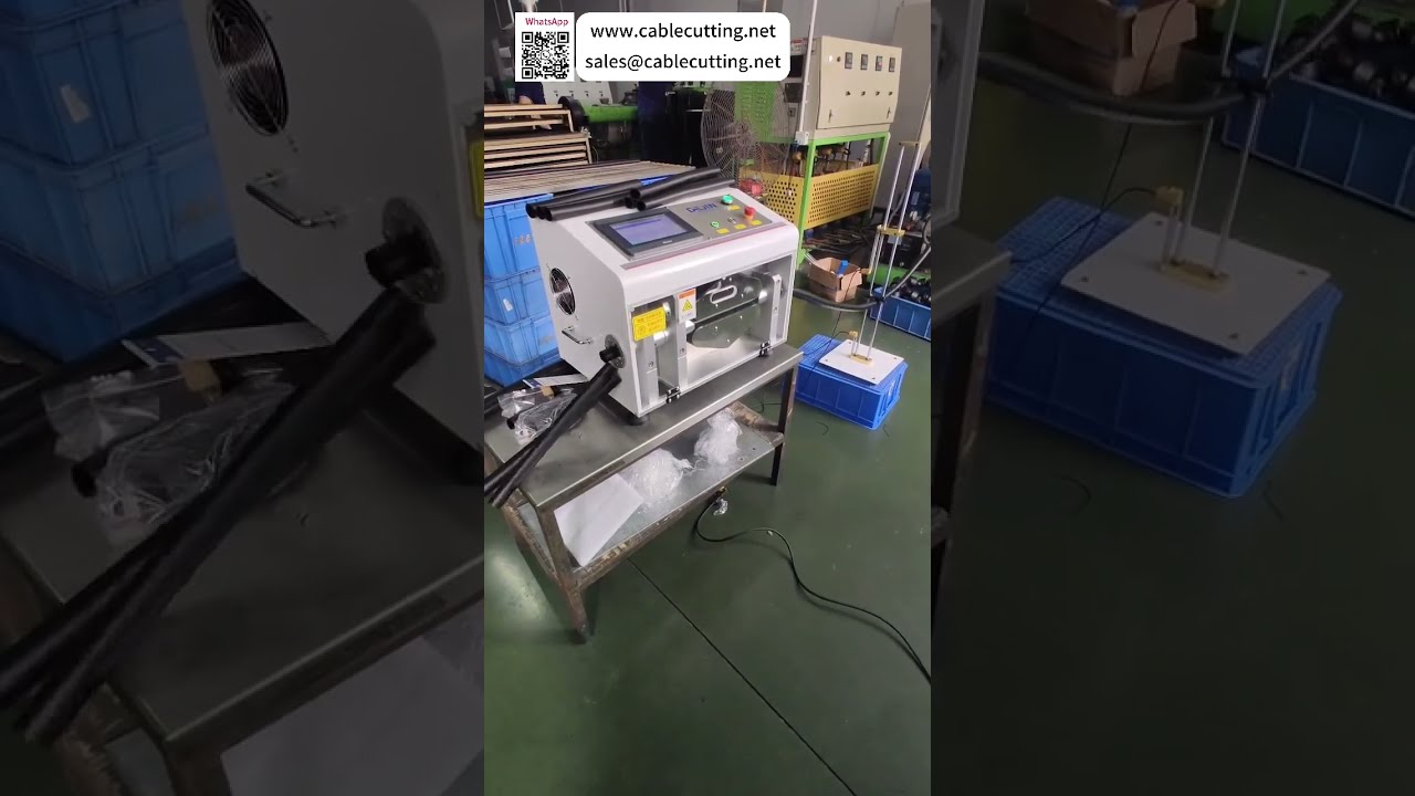 Corrugated Tube Cutting Machine Synchronized With Extruder For Fast Smooth Production Output
