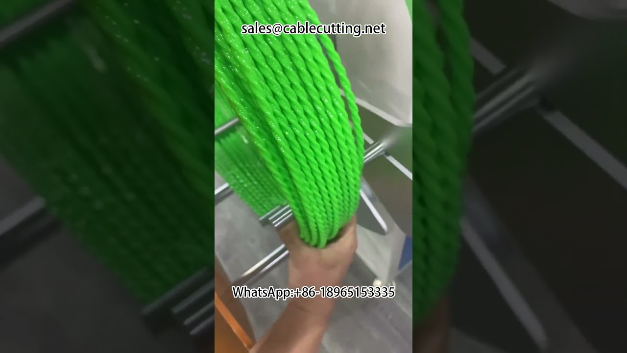 Navíječka drátu se stěnovým podavačem: Dělení velkých rolí na malé a balení | #NavíječkaDrátu