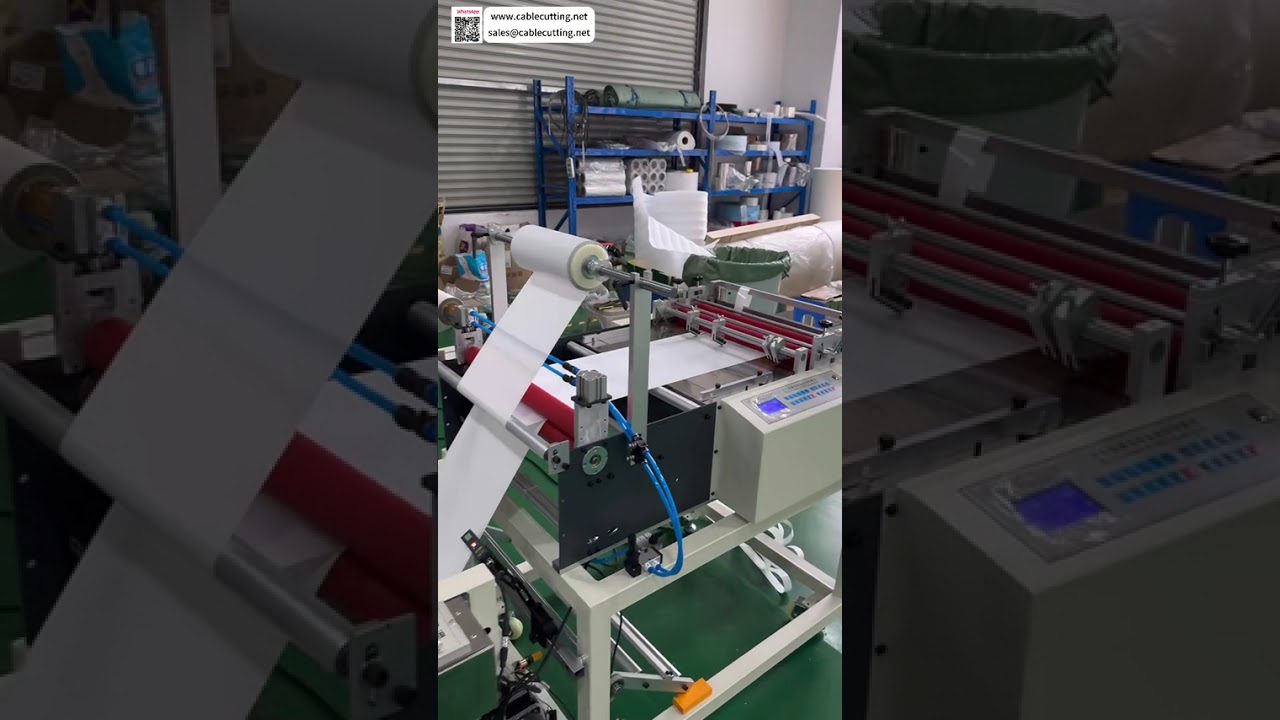 Auto Web Guiding Lamination Slitting Double Rubber Roller Synchronous Traction Cutter Tool
