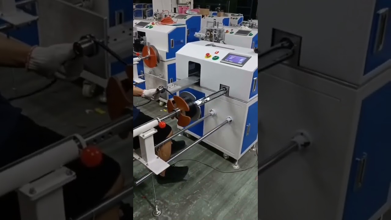 Automatický navíjecí stroj na dráty na míru pro tovární automatizaci #factory #machine
