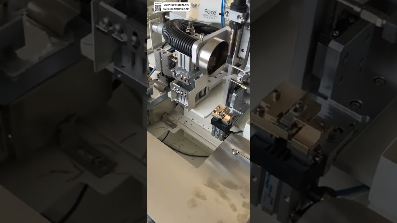 Enameled Wire Soldering & Tinning Machine  Flawless 5 Core TPC Cable Soldering Processing