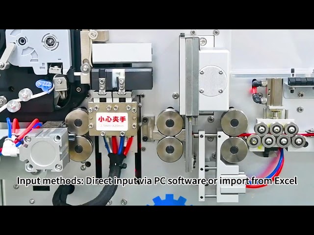 Automatic Wire Cutting, Stripping & Number Tube Thermal Printing Threading Machine
