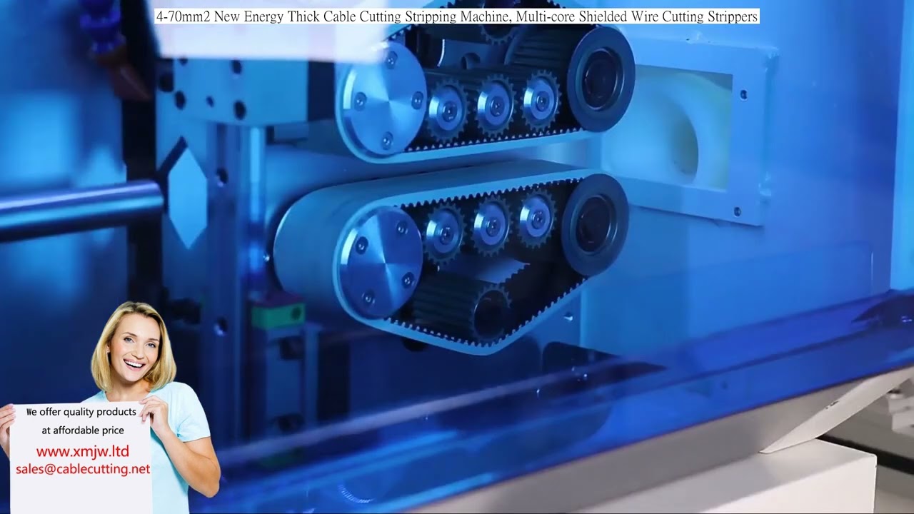 4-70mm² Thick Cable Cutting and Stripping Machine for Multicore Shielded Wire