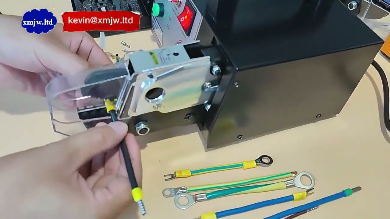 Semi-Automatic Electric Crimping Machine for Pre-Insulated Terminals